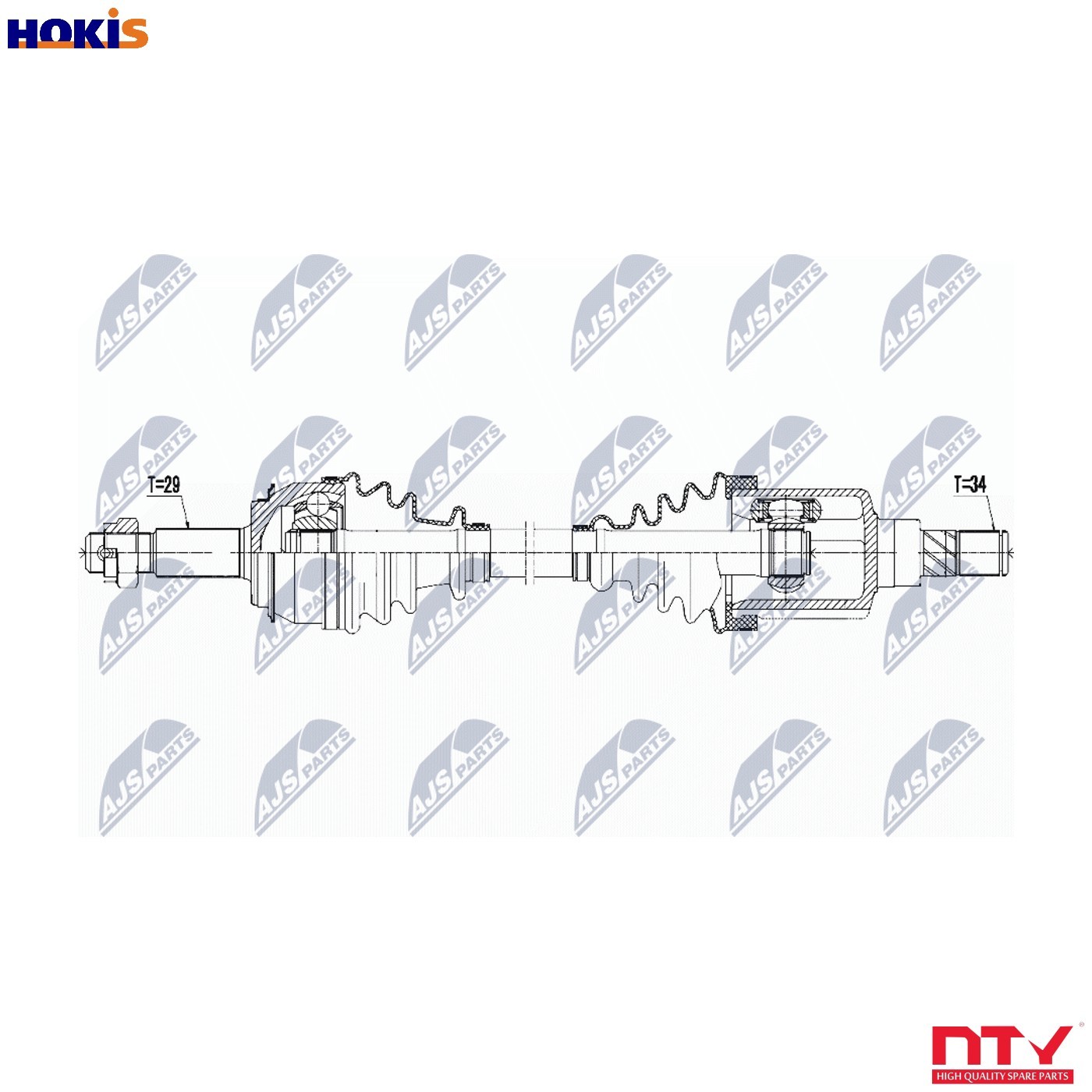 N.T.Y. NPW-RE-124.NTY Drive Shaft for RENAULT - Image 9