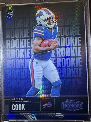 1/1 James Cook Rookie Panini Honors 2022 Buffalo Bills RC One of One