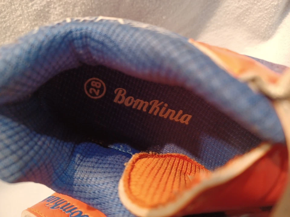 Kids Soccer Cleats Boys Girls Athletic Football Shoes Sz 11 Kids Orange-blue - Image 4 of 4