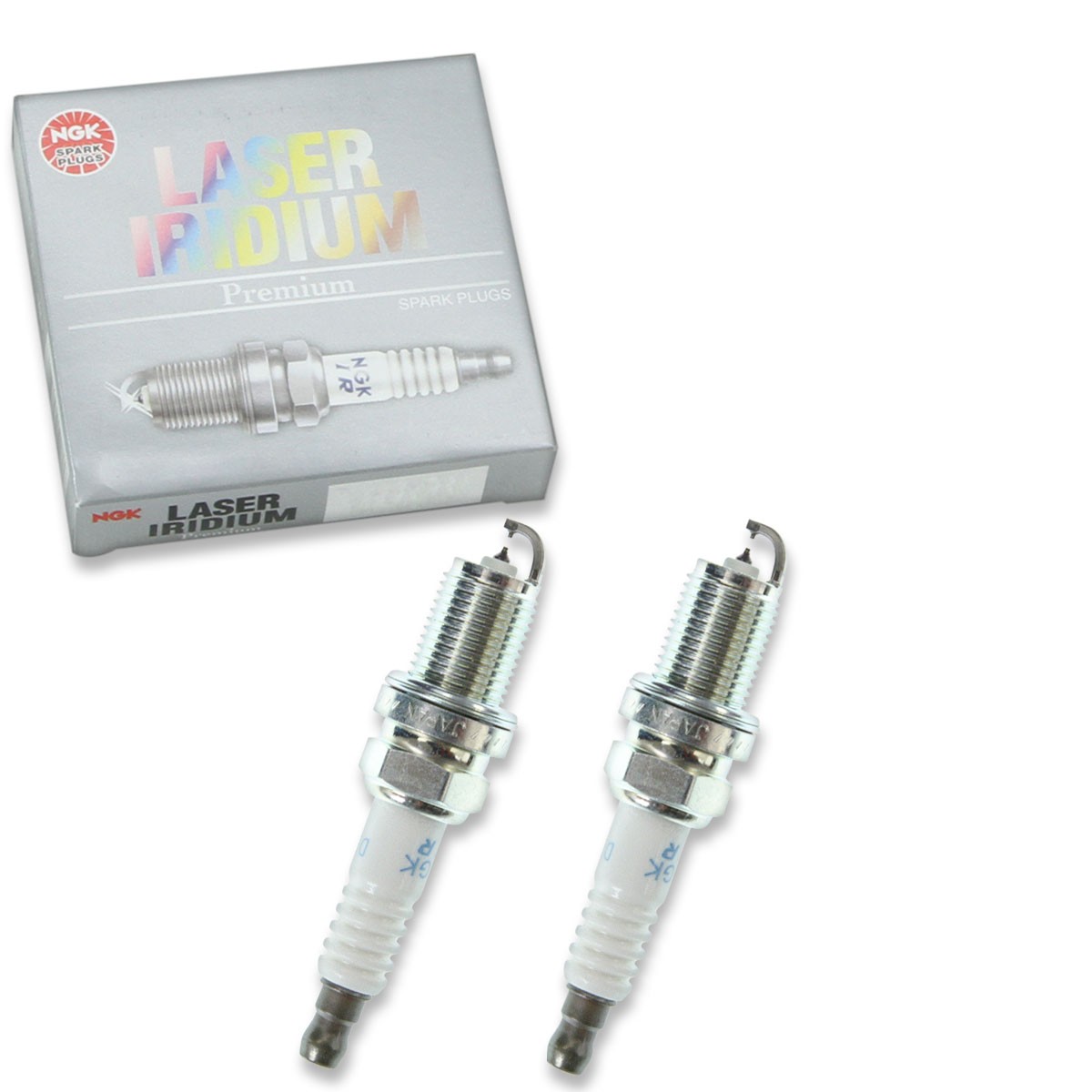 2 pc NGK 94167 DIFR6D13 Laser Iridium Spark Plugs for FR7DII35V DK20PR-D13 im