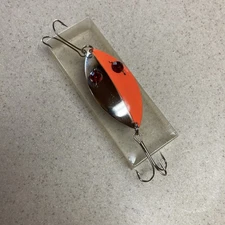 Vintage 3 Inch Red Eye Wiggler Fishing Spoon Lure