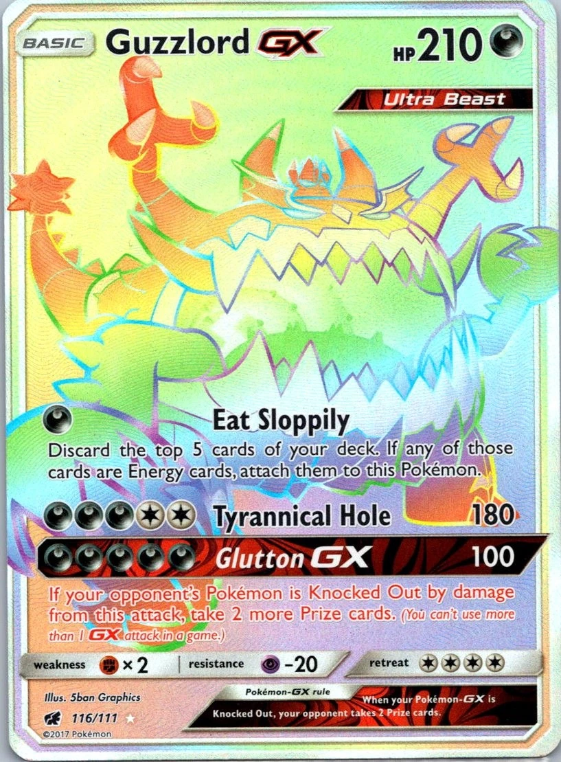 Guzzlord GX Pokémon TCG Cards for sale | eBay