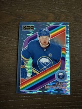 2023-24 O-Pee-Chee Platinum #R-27 Casey Mittelstadt Retro Blue Pulsar #/100