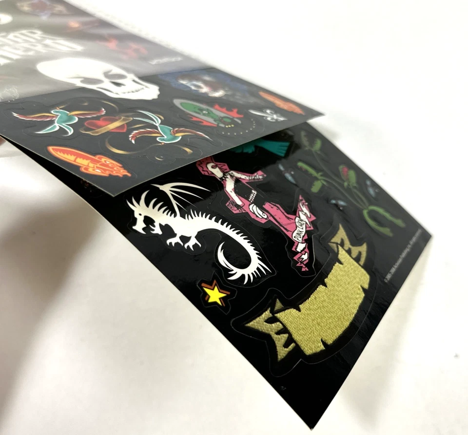 Guitar Hero Red Octane Stickers & Instructions Brand New Unused - Image 4 of 4