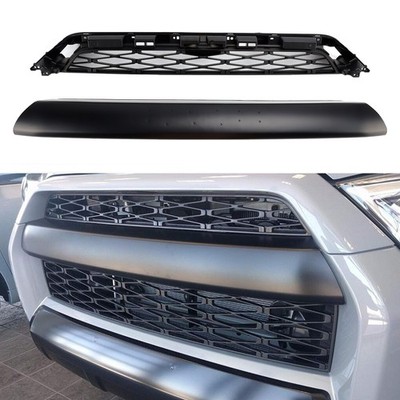 2pcs Front Bumper Grille Grill Für Toyota 4Runner TRD PRO 2014-2019 Black