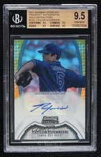 2011 Bowman Sterling Gold Refractor 33/50 Taylor Guerrieri BGS 9.5 Auto fi6