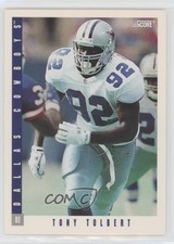 1993 Score Tony Tolbert #127 0a2