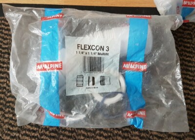 McAlpine FLEXCON3 Flexibler Ablaufverbinder Fitting 1-1/4 Zoll Universal Steckdose