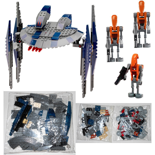 LEGO 8016 Hyena Droid Bomber (NEW SEALED BAGS, no stickers) Rocket