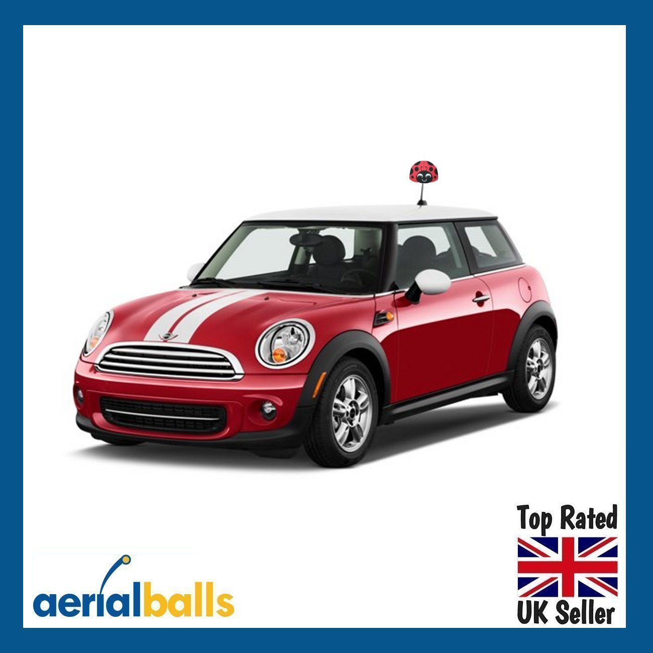 New Ladybird Car Aerial Ball Antenna Topper eBay