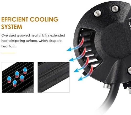 AUXBEAM 2X 7 PULGADAS 36W Barra de luces LED de trabajo Punto Conducción Niebla Todoterreno 4X4 4x4 Camión - Imagen 4 de 12