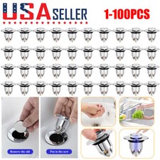 Lot of Bathroom Sink Plug Stopper Wash Basin Core Bounce Pop Up Drain Filter US
