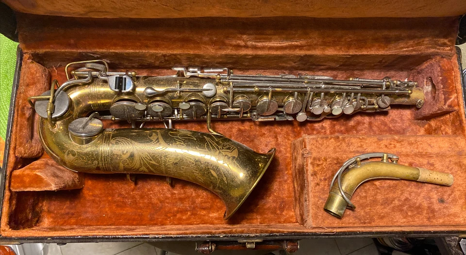 Martin The Indiana Original Lacquer Soldered Holes Overhauled Alto Saxophone - Image 2 of 4