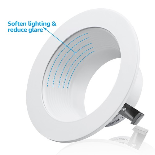 12 PACK 4 inch Recessed Can Light Trim - Picture 4 of 7