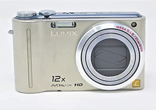 Panasonic Digital Camera LUMIX TZ7 Silver DMC-TZ7-S Battery and charger included - Afbeelding 1 van 3