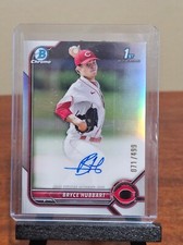 2022 Bowman Draft Chrome Bryce Hubbart 1st Prospect Auto CDA-BH Refractor #/499