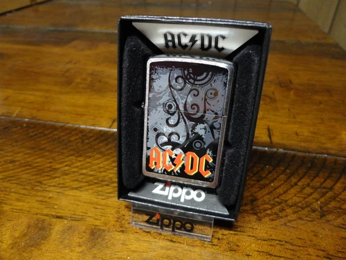 ACDC ZIPPO LIGHTER MINT IN BOX 2009