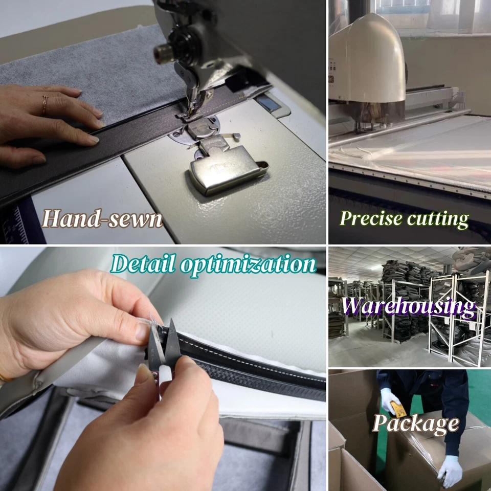 For 2015-2021 Mercedes Benz C300 Driver Side Bottom Leather Seat Cover Tan - Image 4 of 4