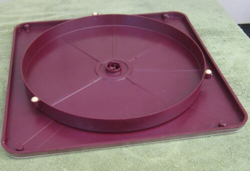 Vintage 1989 DELUXE SCRABBLE Crossword Game REVOLVING TURNTABLE BOARD Near Mint - Picture 7 of 8