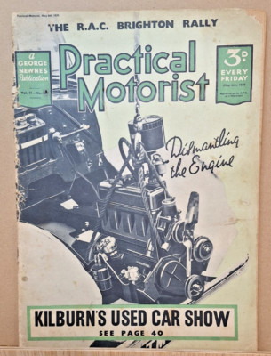 Vintage Practical Motorist Car Magazine May 6th   1939  Automobillia vol 11 261