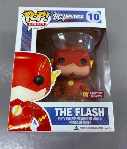 New Funko Pop DC Comics 10 The Flash Vinyl Figure Vaulted PX Previews Exclusive