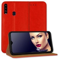 Bookstyle HüLle FüR Samsung Galaxy A20S (SM-A207, 6.5'') - Rot