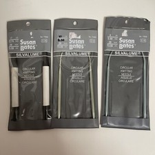 Susan Bates Circular Knitting Needles Sizes 17, 10, 8  Lot Of 3 