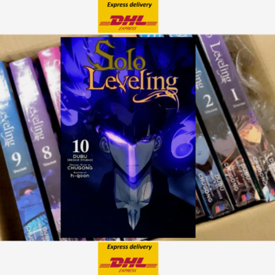 Solo Leveling Manga Set Volume 1-10 English Manhwa Comic by Chugong -DHL Express