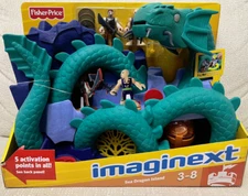 Imaginext Sea Dragon Island Play Set w Figures NIB Fisher Price 2009 R3357