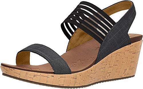 skechers beverlee smitten kitten wedge sandal