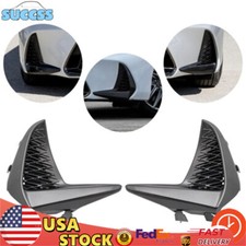 FOR 2017-2020 LEXUS IS300 IS350 F-SPORT FRONT BUMPER COVER GRILLE KIT 2Pcs USA