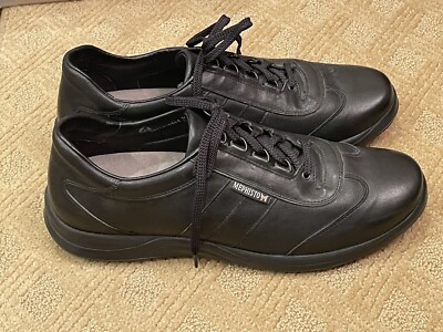 Mephisto Men's Hike Black Leather Walking Shoe -AirJet Sole - Size