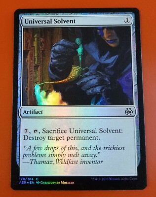 1x Universal Solvent | FOIL | Aether Revolt | MTG Magic Cards