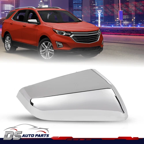 Exterior Mirror Cap Chrome RH Side Fit for 18-21 Chevrolet Equinox GMC Terrain