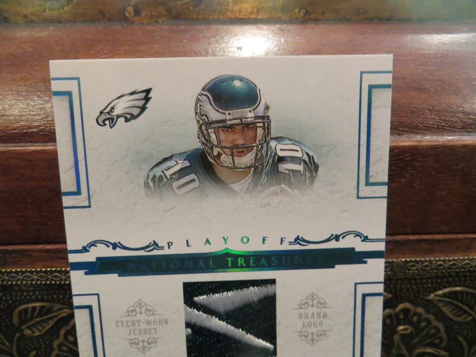 National Treasures Rookie Reebok Logo Jersey Eagles DeSean Jackson 06/10  2008 - Image 3 of 4