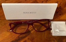 Nina Ricci Red Designer Eyeglass Frames Case Cloth. VNR 104K. For Frames Only
