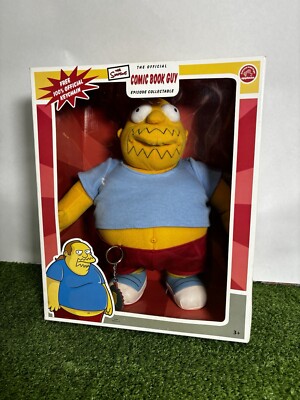 2003 The Simpsons Plush APPLAUSE Comic Book Guy w/ Box EXTREMELY