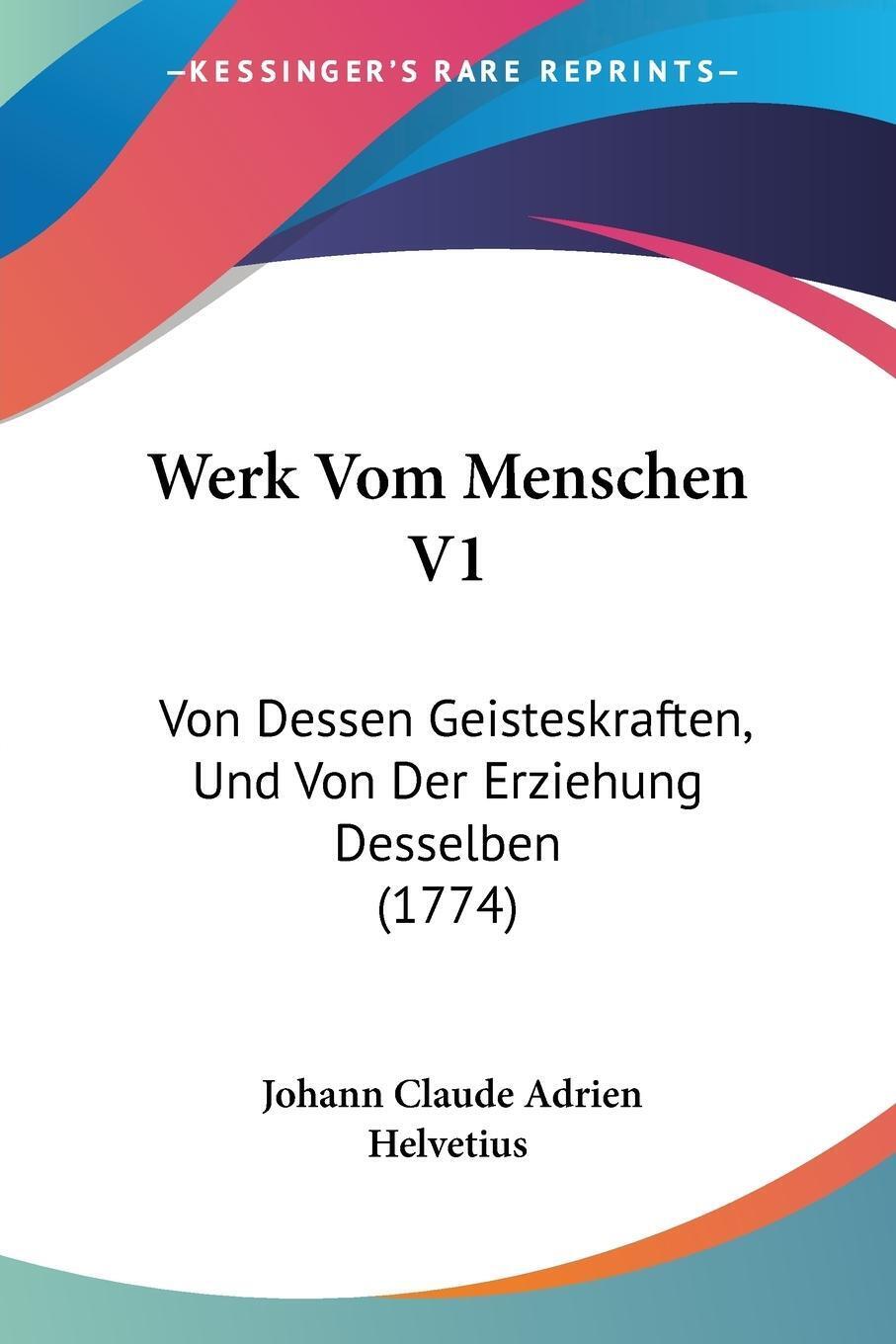 Thumbnail - Werk Vom Menschen V1 | Von Dessen Geisteskraften, Und Von Der