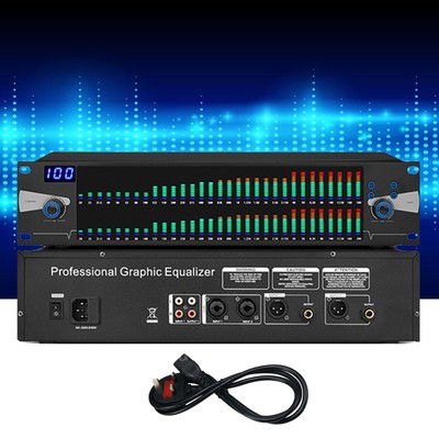 31 Band Spectrum Display Graphic Equalizer Digital Audio Professional Equalizer