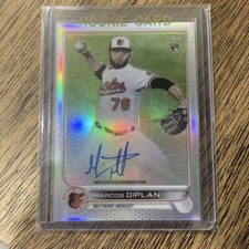 2022 Topps Chrome Refrector  Malcos Diplan Baltimore Orioles RC Auto /499 #RA-MD