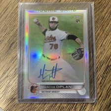 2022 Topps Chrome Refrector  Malcos Diplan Baltimore Orioles RC Auto /499 #RA-MD