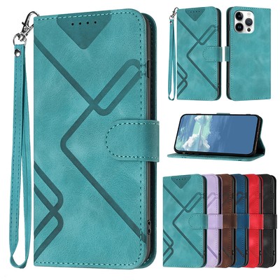 Leather Wallet Flip Card Holder Cover For iPhone 16 15 14 13 12 ProMax 11 Xs SE4