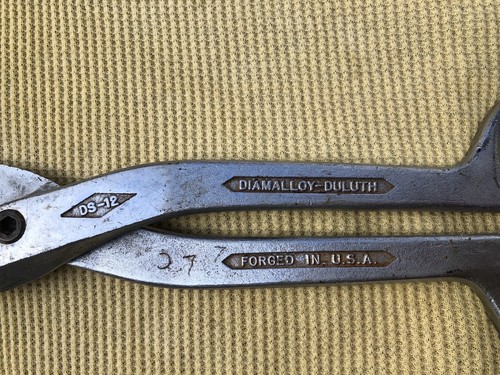 Lot 4 Tools: Malco C5R 5 Blade Sheet Metal Crimper 3 Tin Snips Midwest Diamalloy - Picture 6 of 10
