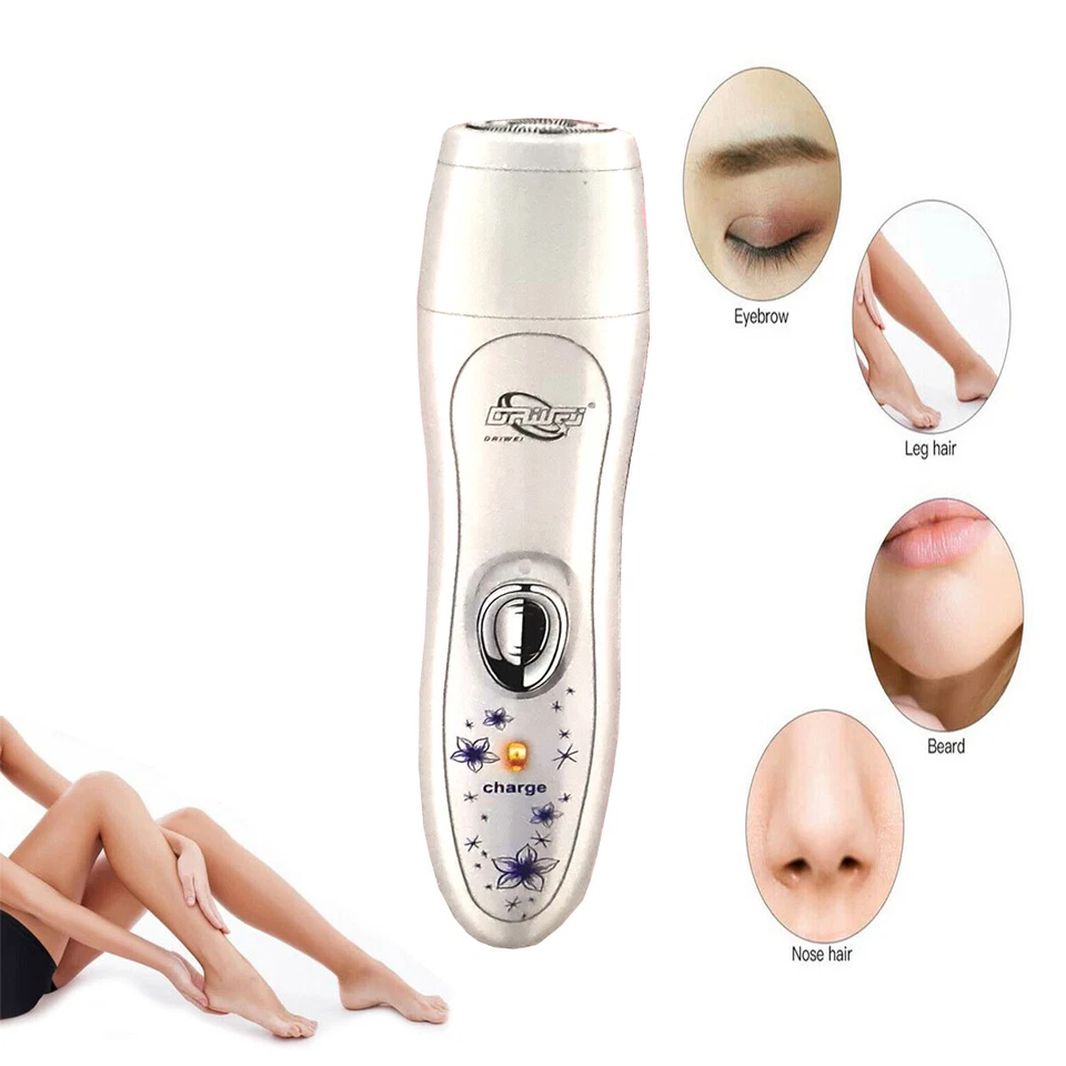 DRIWEI DEPILATORE EPILATORE RASOIO 4 IN 1 SOPRACCIGLIA BAFFI GAMBE PELI DONNA DW-1880