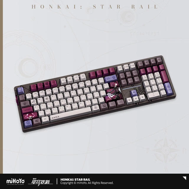 Official Honkai Star Rail Kafka Mechanical Keyboard RGB Backlit Keyboard Gifts - Image 2 of 4