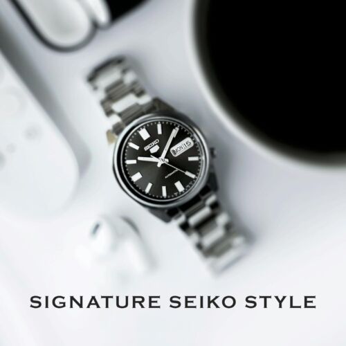Orologio automatico uomo Seiko 5 quadrante nero SNXS79K - Foto 5 di 7