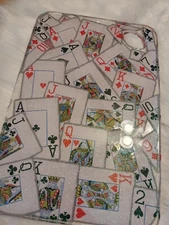 Cutting Board Hand Crafted with Playing Cards One of a kind!