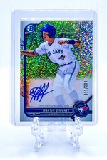 MARTIN GIMENEZ 2022 Bowman Chrome CPA-MGZ 1ST BOWMAN AUTO SPECKLE REFRACTOR /299