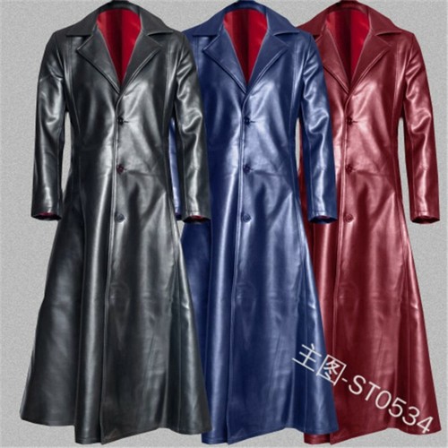 Trench Coat Long Coat Mens Raincoat 