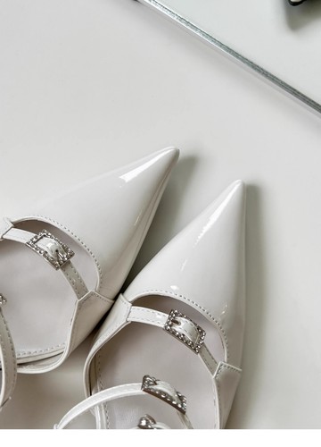 Fashion Celebrity Pointed Toe High Heel Slippers Women's Buckle Sandals Pumps - Picture 14 of 18